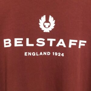 BELSTAFF England 1924 T-shirt | Men's XL | Chestnut Color 100% Cotton
